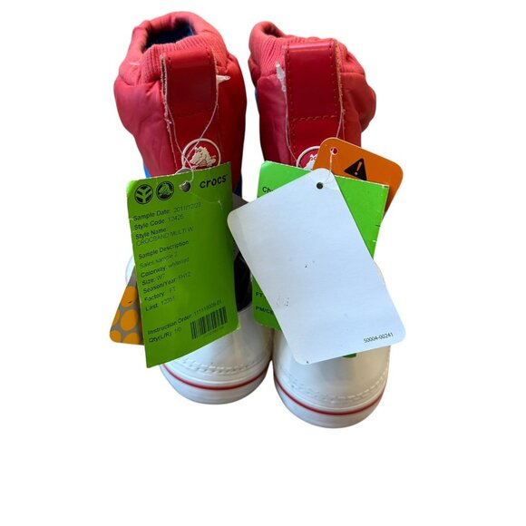 Crocs Crocband Boots Womens 7 Insulated Waterproof Sample NWT - Picture 6 of 7